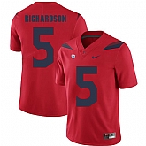 Arizona Wildcats 5 Shaquille Richardson Red College Football Jersey Dzhi,baseball caps,new era cap wholesale,wholesale hats